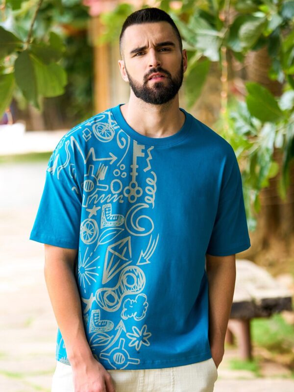 Neon Chaos Oversized Tee