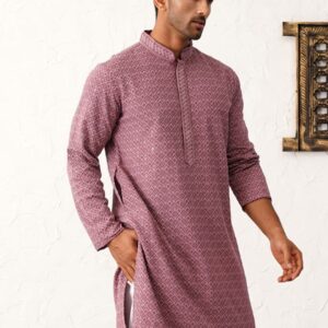 Ethnic Motifs Embroidered Sequinned Kurta
