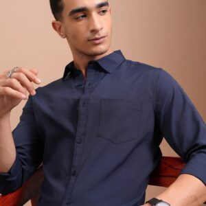 Classic Blue Slim Fit Shirt